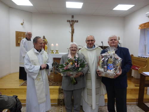 V Domově pro seniory kardinála Berana oslavila naše klientka 100. narozeniny 